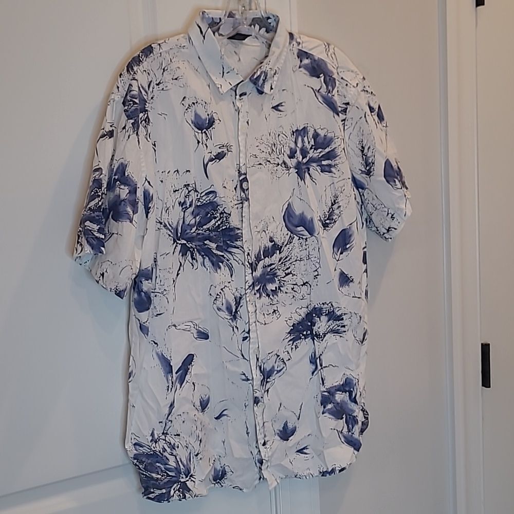 Verdon sz L mens button front collared shirt